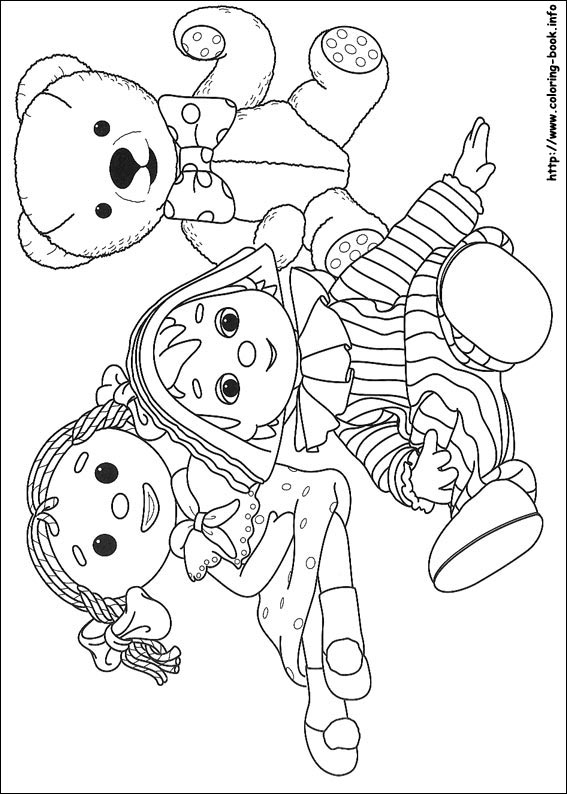 Andy Pandy coloring picture